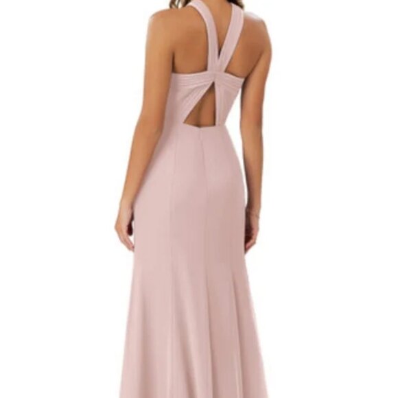 Azazie Rue  Dress Color: Dusty Rose     Size A6 - Picture 2 of 3